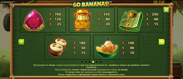 Анимация появления дикой гориллы в слоте Go Bananas