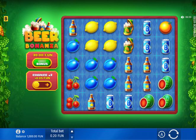 Игровой процесс в слоте Beer Bonanza