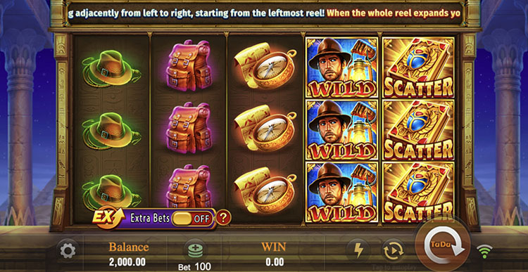 Игровое поле слота Book of Gold с запущенным базовым вращением