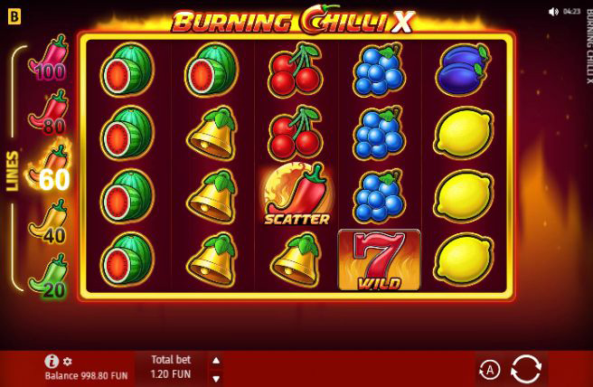 Игровое поле Burning Chilli X
