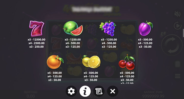 Крупный выигрыш в бонусе игрового автомата 40 Chilli Fruits с множителем x10"