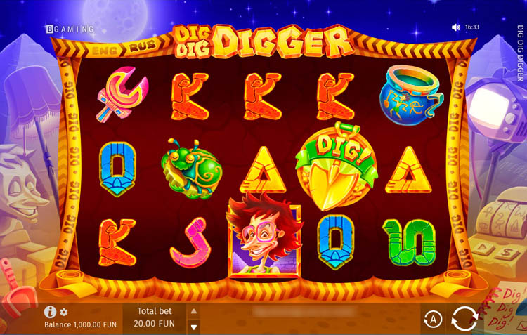 Главный герой игры Dig Dig Digger