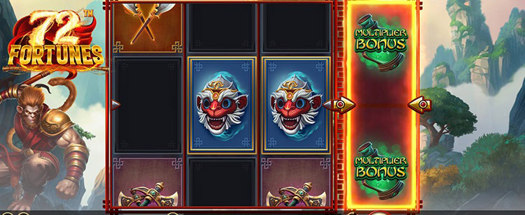 Интерфейс Игрового автомата 72 Fortunes