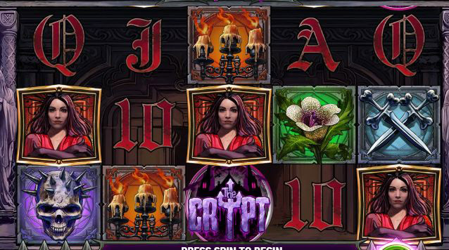 Игровое поле House of Doom 2: The Crypt с мистическими символами и готическим оформлением