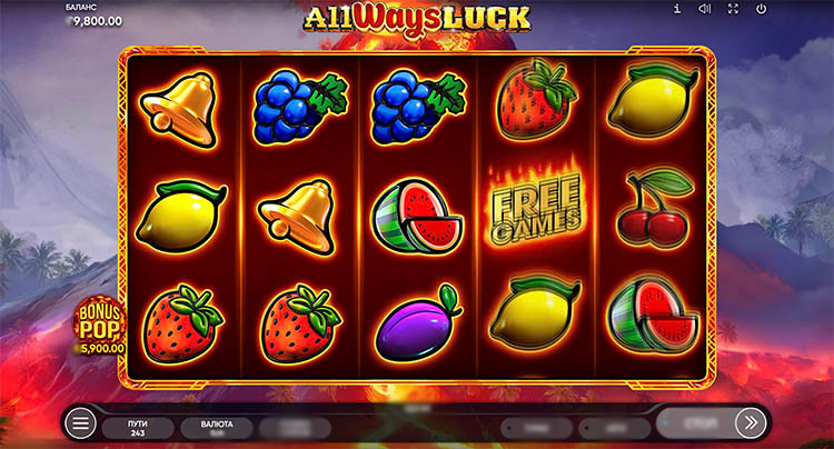 Слот All Ways Luck в процессе игры: множество способов выигрыша и яркие символы удачи