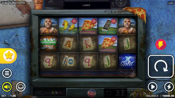 Игровое поле Loner с символами