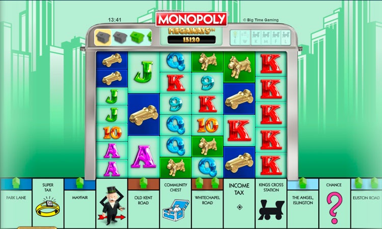 Игровой автомат Monopoly от Evolution Gaming, главное колесо с сегментами