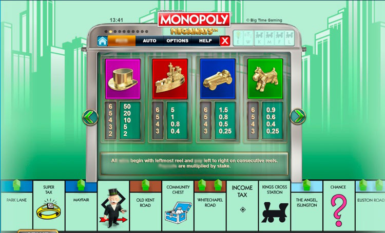 Процесс вращения колеса в игровом автомате Monopoly от Evolution Gaming