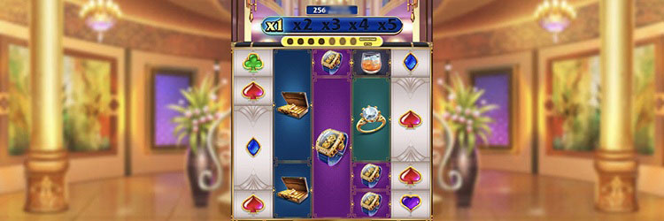 Игровой слот Royale Vegas, интерфейс и барабаны