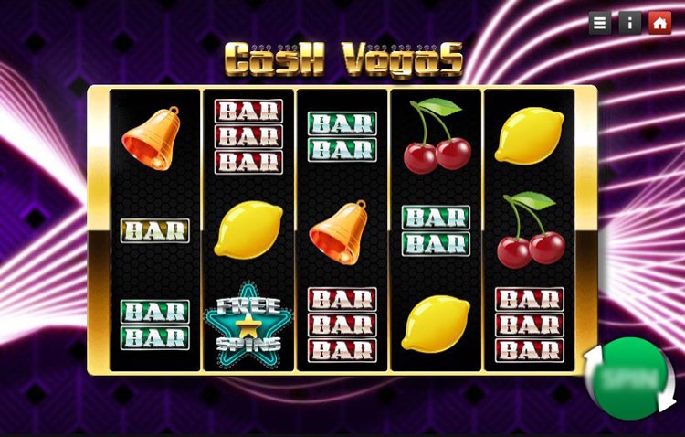 Символы слота Cash Vegas — семерки, бары, колокольчики и Wild на барабанах