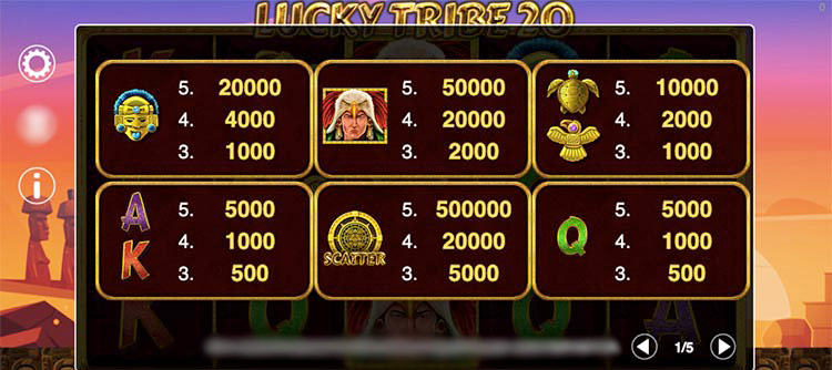 Мобильная версия Lucky Tribe 20 на смартфоне с барабанами и кнопкой запуска