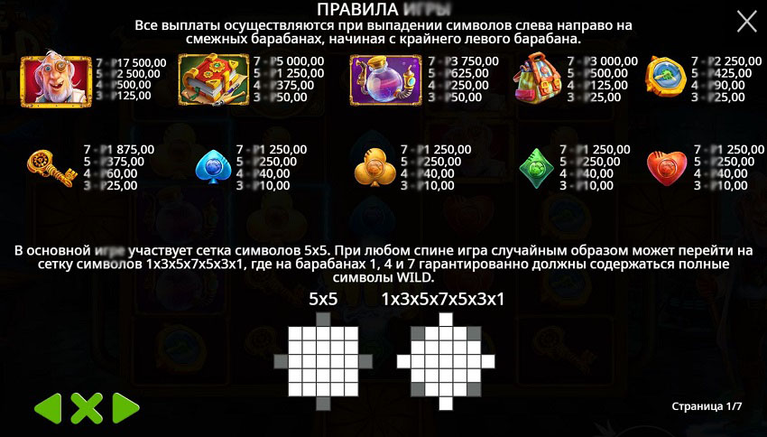 Настройки ставок в автомате Vending Machine