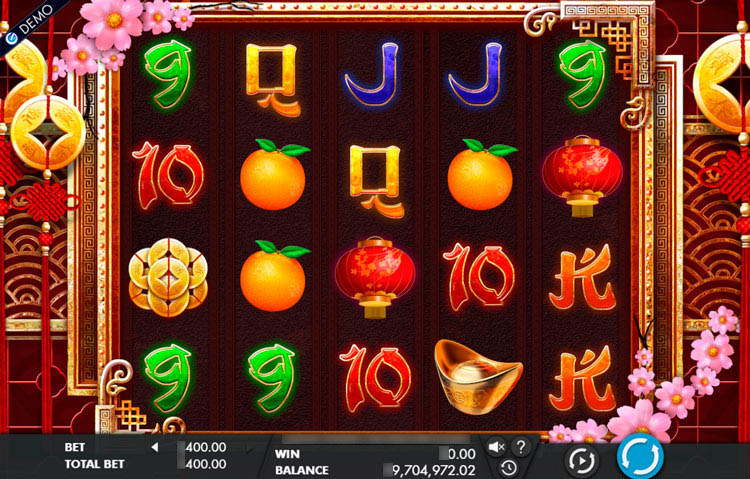 Символы и оформление слота Year of the Dog